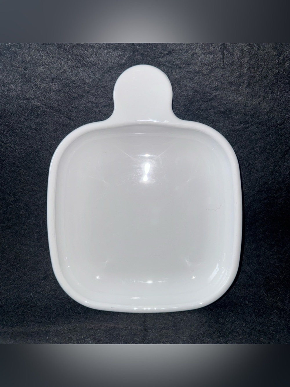 Vintage Corning Ware White Handle Grab It Plate Sandwich P-185-B Lunch Snacks